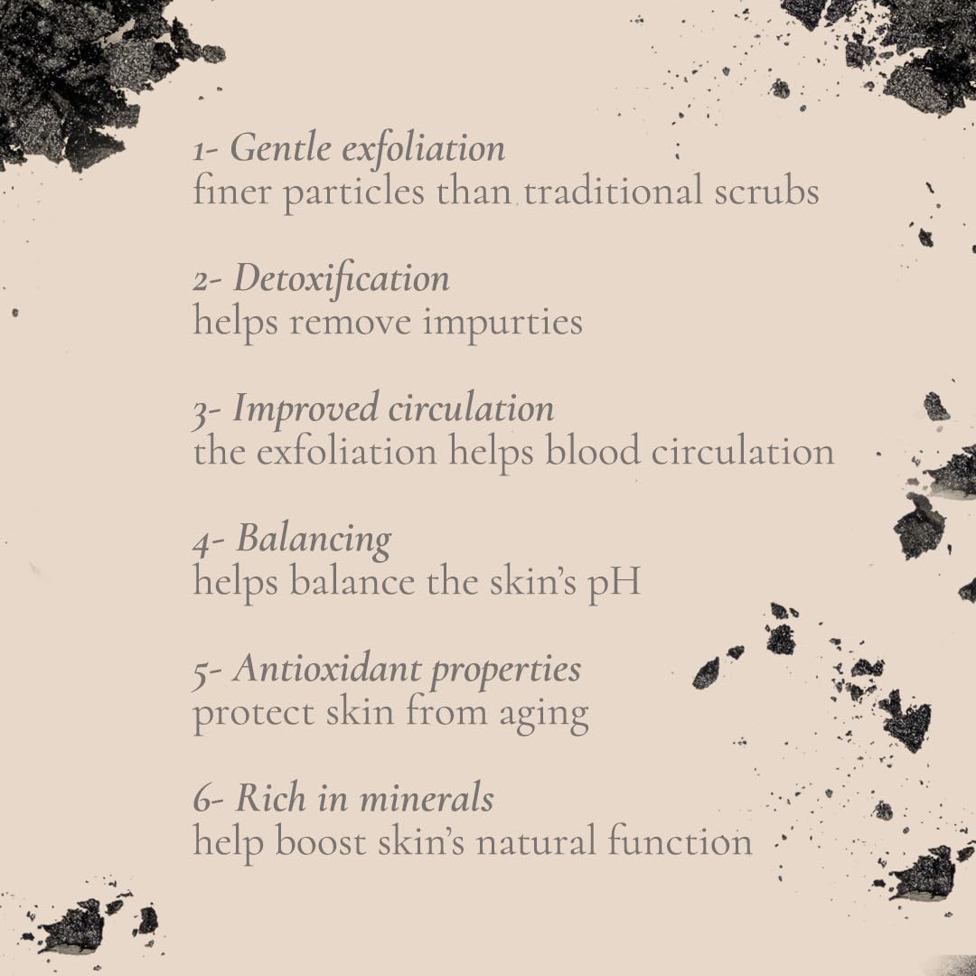 Side profile of Glowbiotics volcanic exfoliating polish