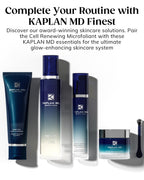 Complete presentation of Kaplan MD cell renewing microfoliant packaging.