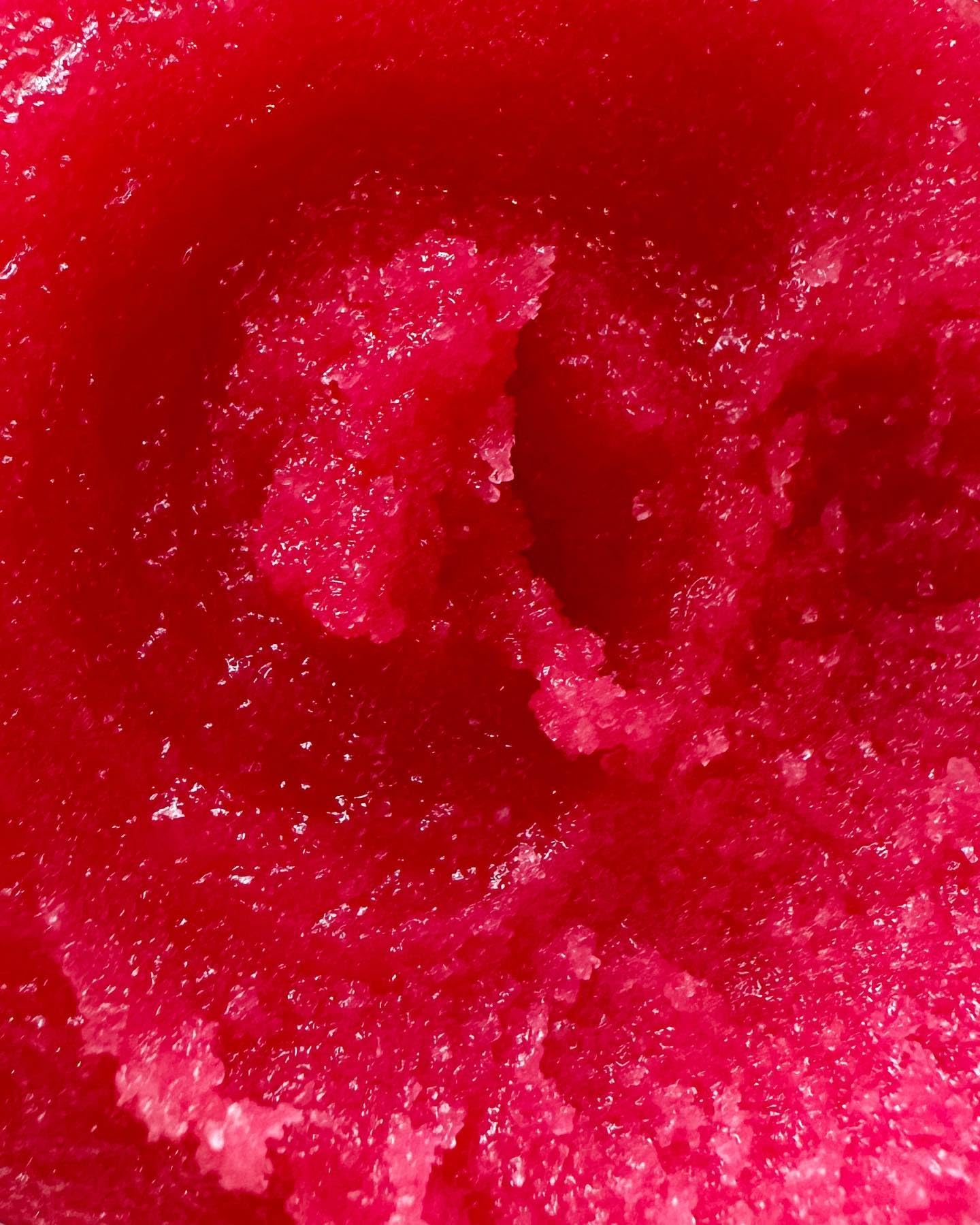 Texture of Spascriptions watermelon exfoliating facial polish