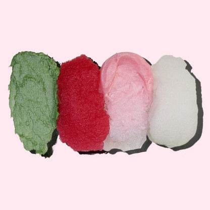 Spascriptions facial polish packaging showing watermelon and vitamins