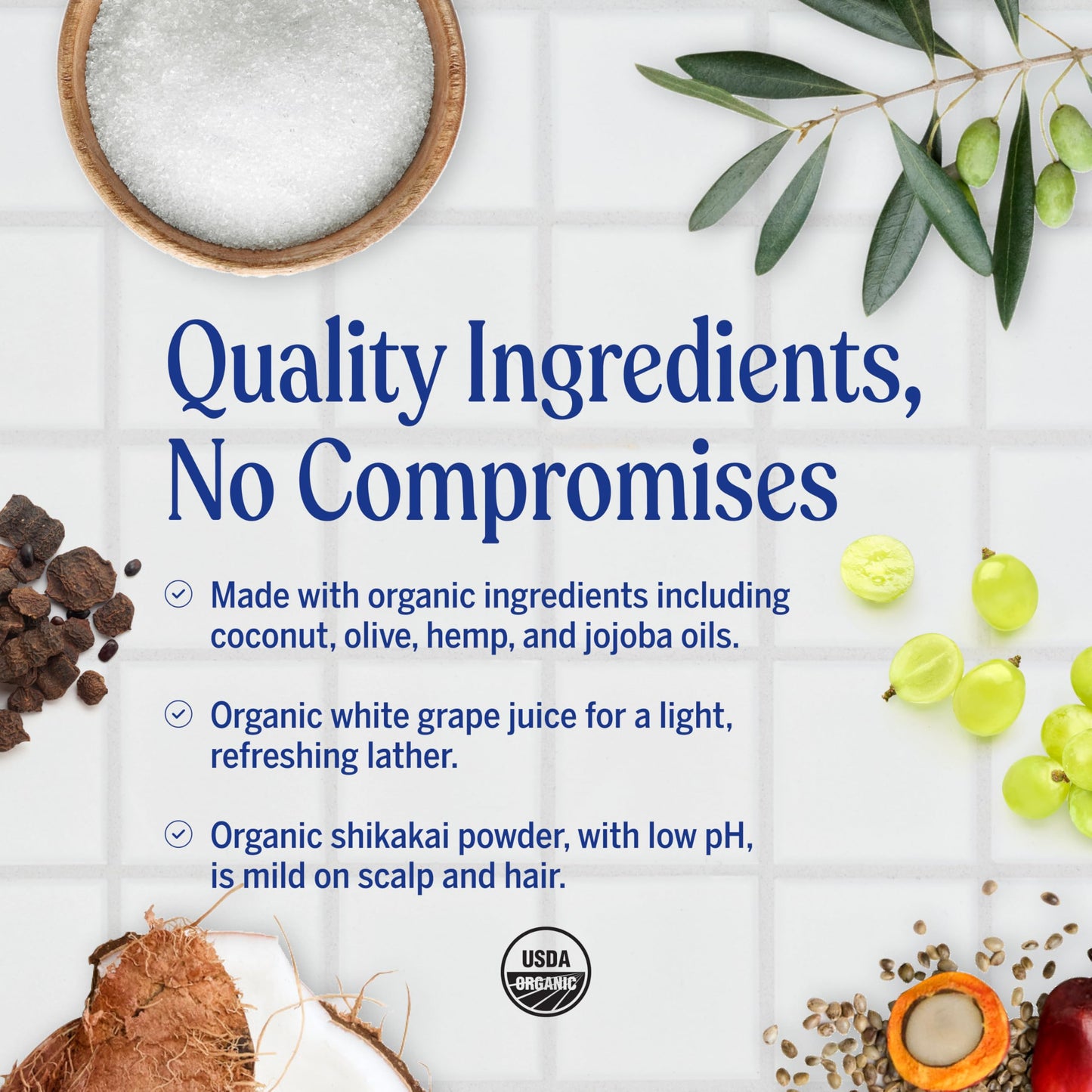 Premium USA-imported organic body wash and shampoo with lavender essential oil for natural skincare.