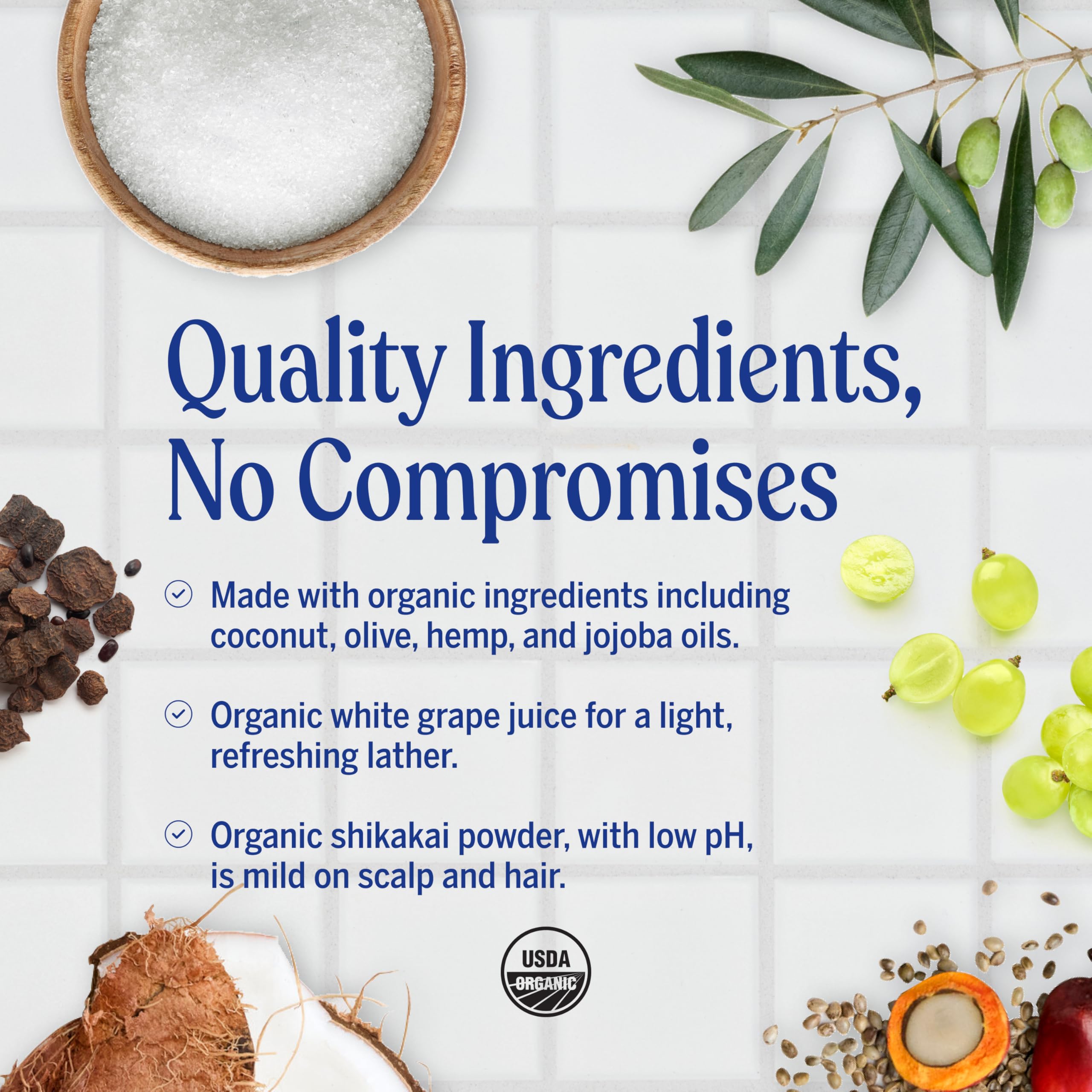 Premium USA-imported organic body wash and shampoo with lavender essential oil for natural skincare.