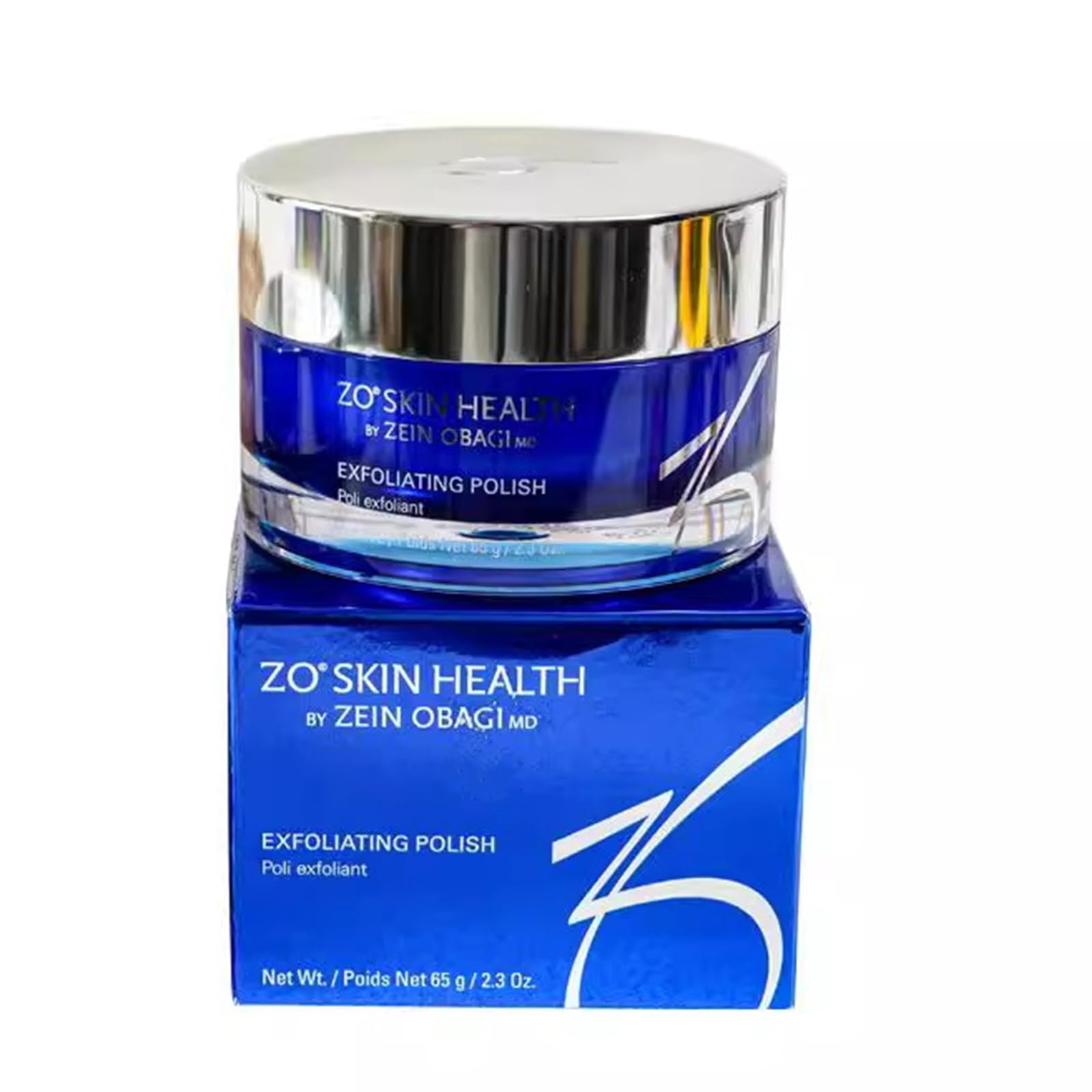 Zo Skin Health Exfoliating Polish jar with packaging