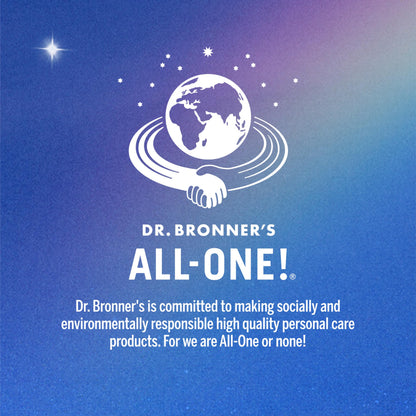 Dr. Bronner's All-One peppermint magic bar soap display set