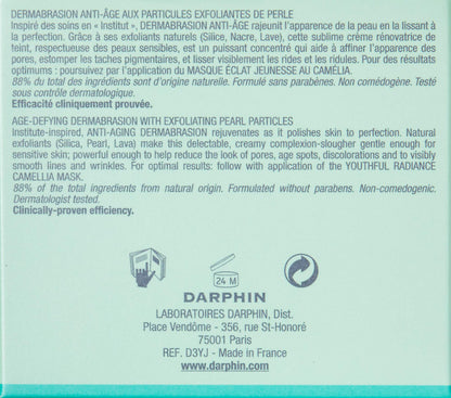 Darphin anti aging dermabrasion exfoliator packaging box details