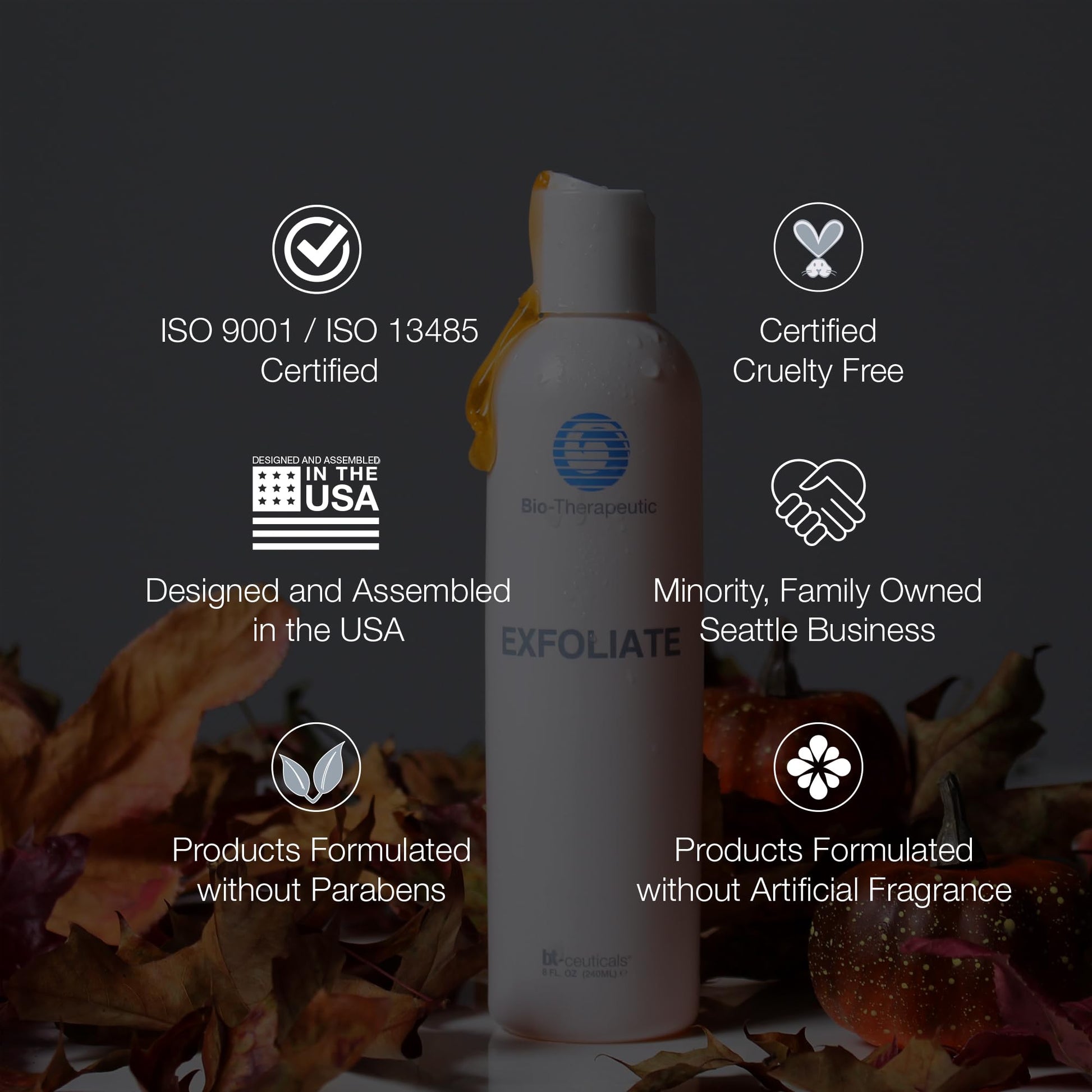 Authentic USA imported Bio-Therapeutic skincare product label