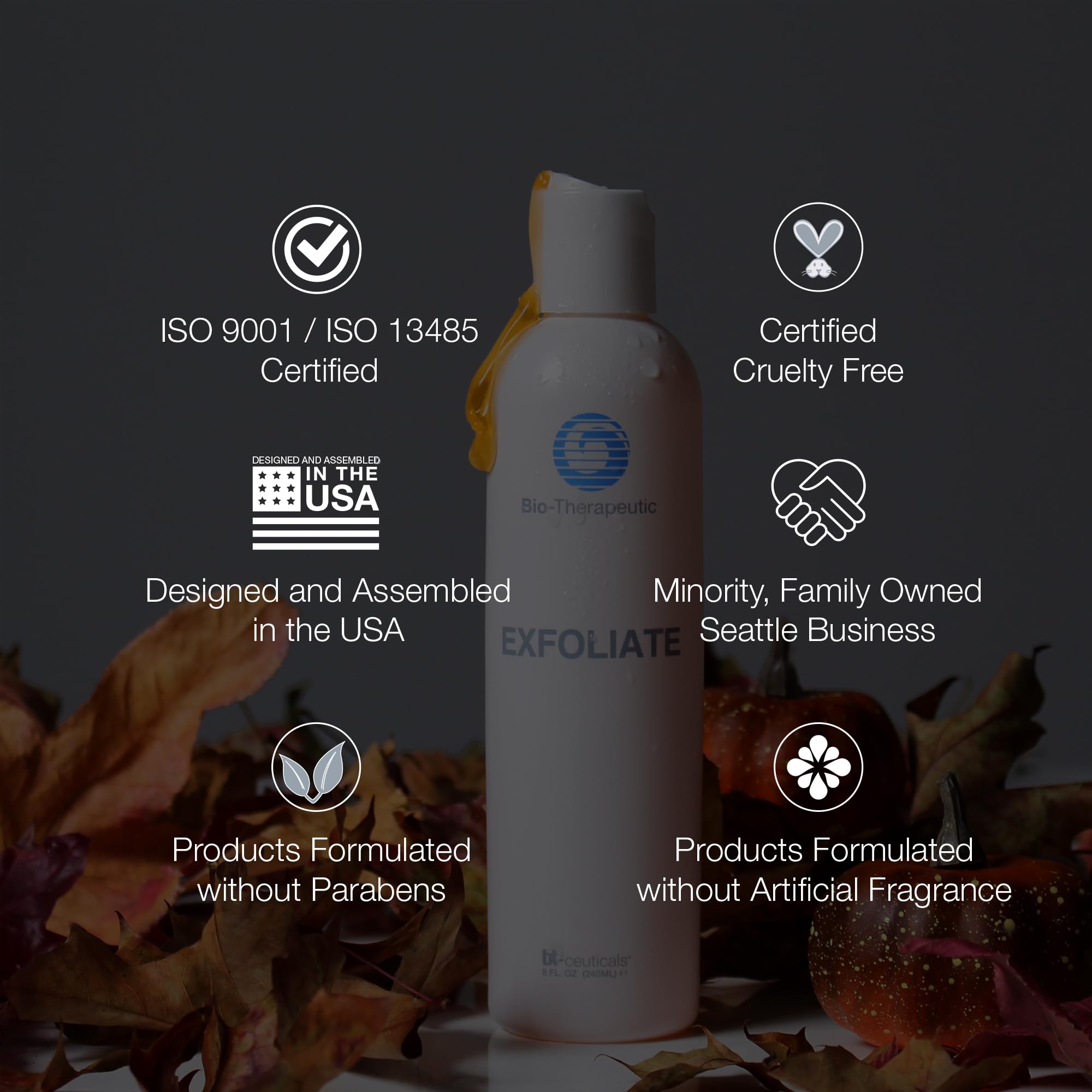 Authentic USA imported Bio-Therapeutic skincare product label