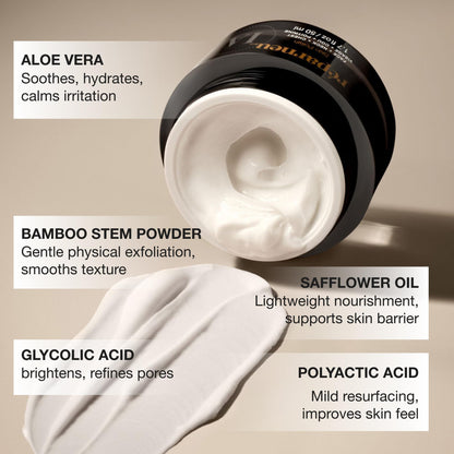 Texture of InfiniteAloe Réparneu Skin Polish cream