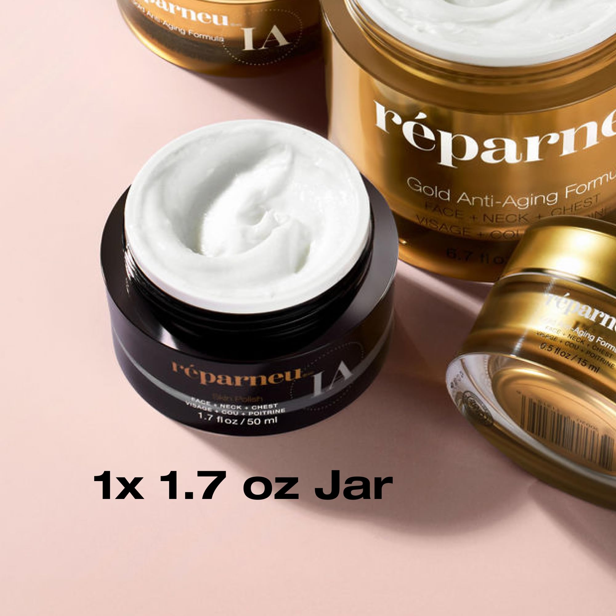 InfiniteAloe Skin Polish jar label details