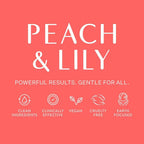 Peach And Lily Glass Skin Face Polisher lifestyle flat lay
