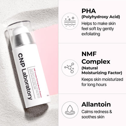 Side profile of Cnp Laboratory Invisible Peeling Booster essence