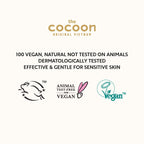 Cocoon Original coffee face polish back label details