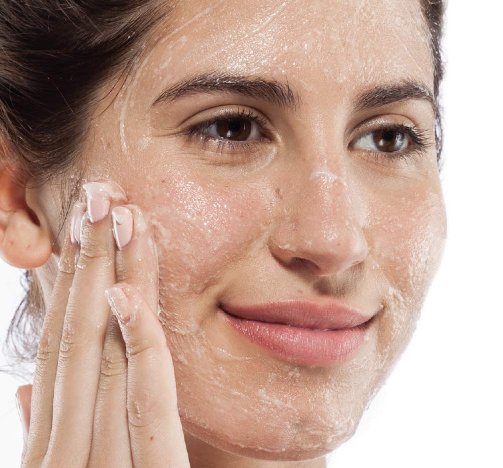 Farmhouse Fresh Finely Awake plant-based exfoliating skincare jar