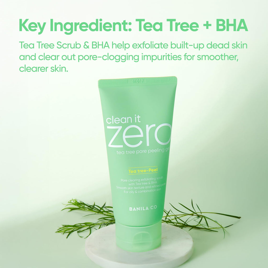 Banila Co Clean It Zero Tea Tree Pore Peeling Gel packaging details