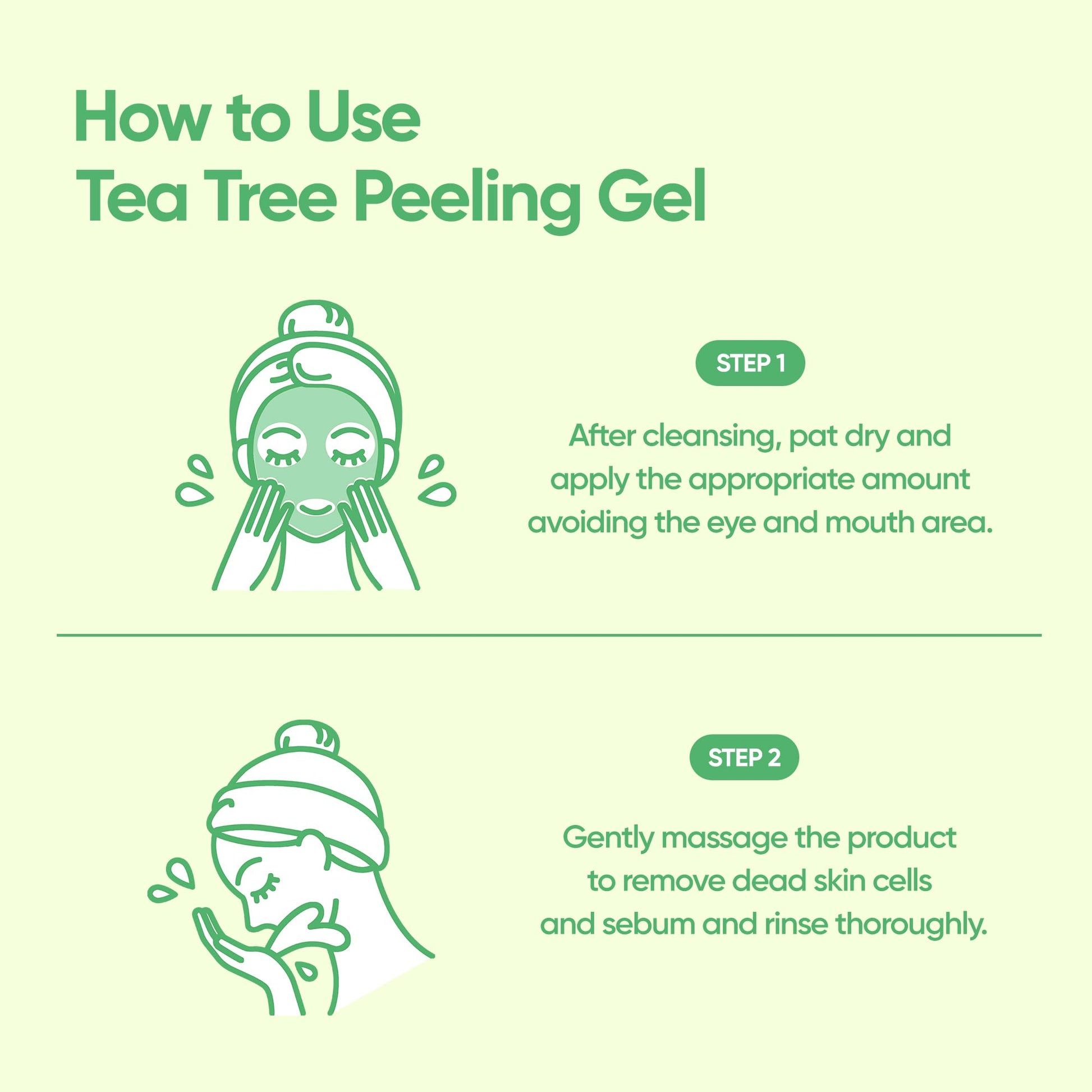 Professional studio shot of Banila Co Tea Tree Peeling Gel