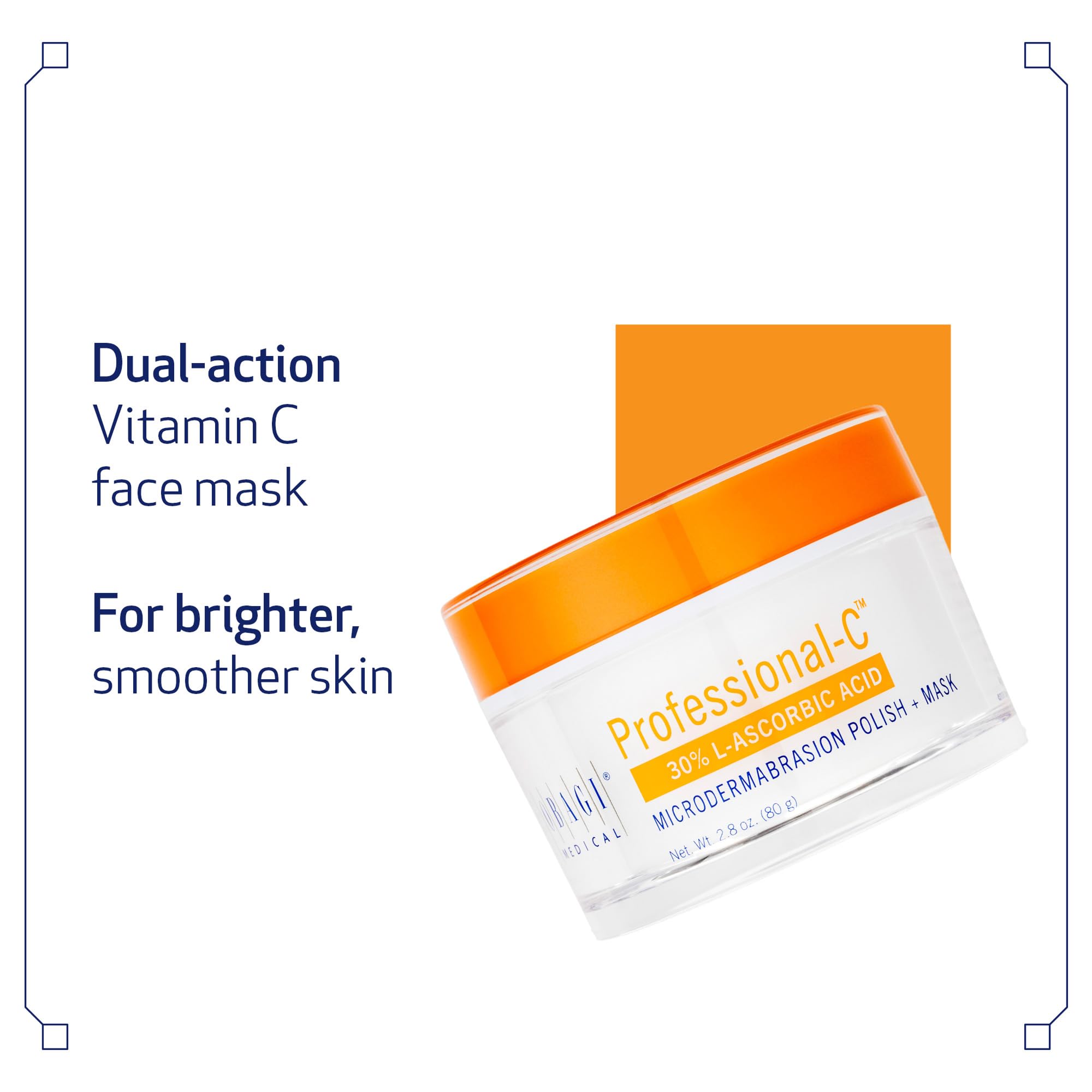 Obagi Medical Vitamin C face mask packaging label