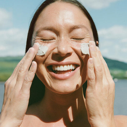 Ursa Major brand skincare collection display