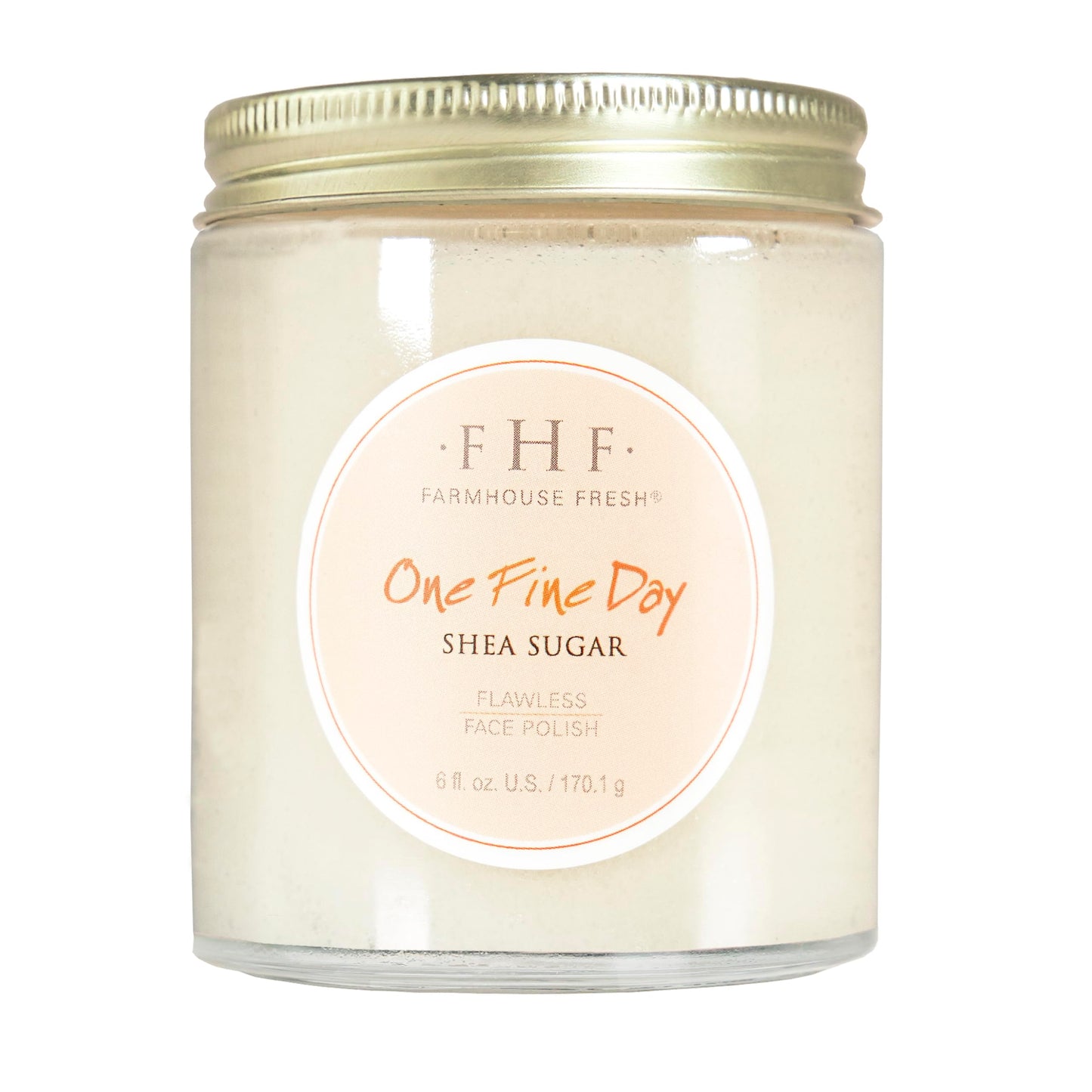 FarmHouse Fresh shea sugar exfoliating face cleanser packaging texture closeup for dry skin