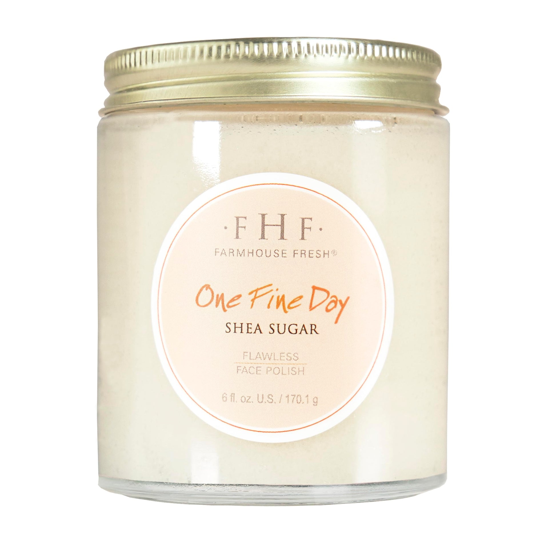 FarmHouse Fresh shea sugar exfoliating face cleanser packaging texture closeup for dry skin