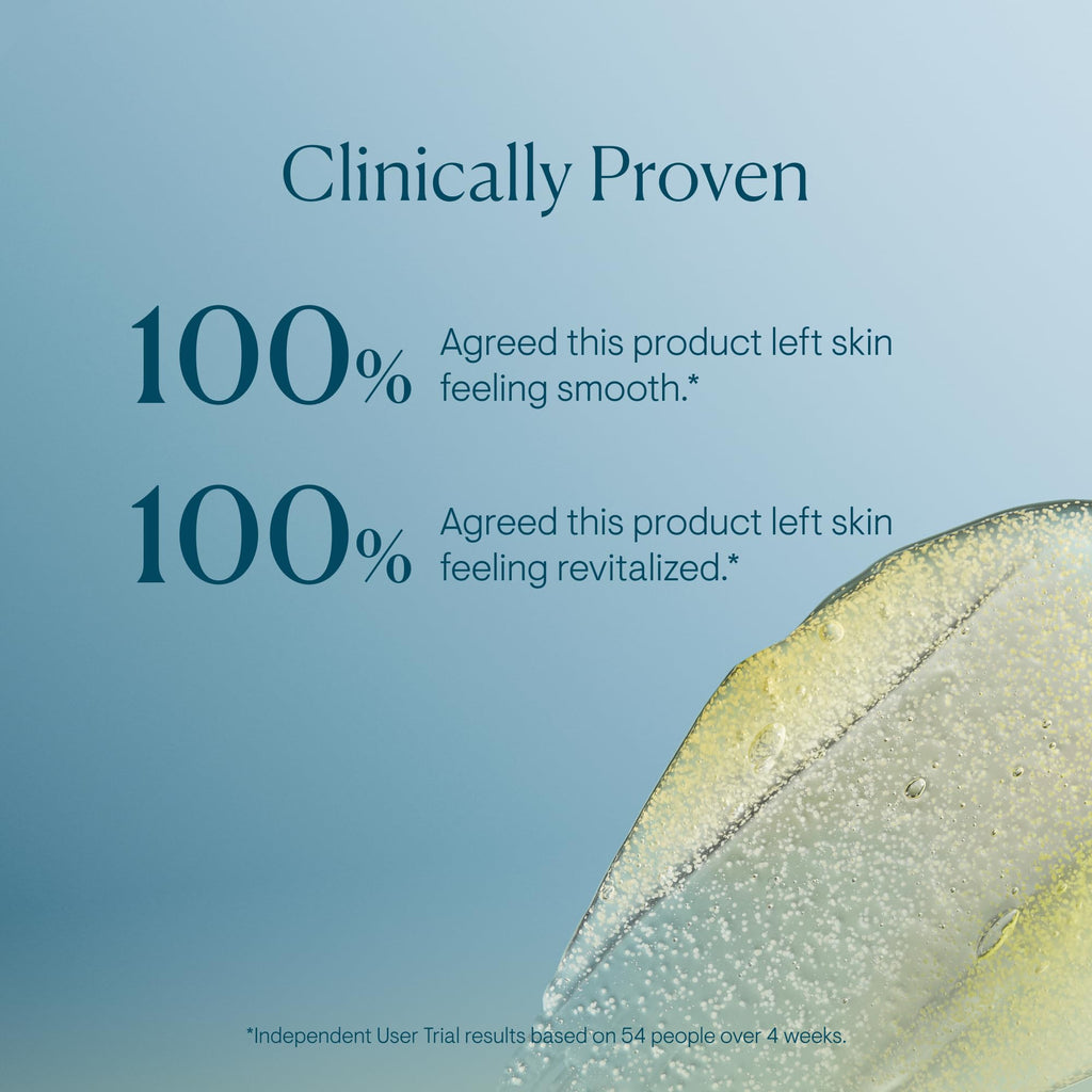 Elemis Pro-Collagen Glow Boost Exfoliator texture and gel close up