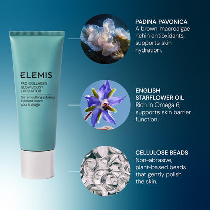 Close up of Elemis Pro-Collagen Glow Boost Exfoliator applicator tip