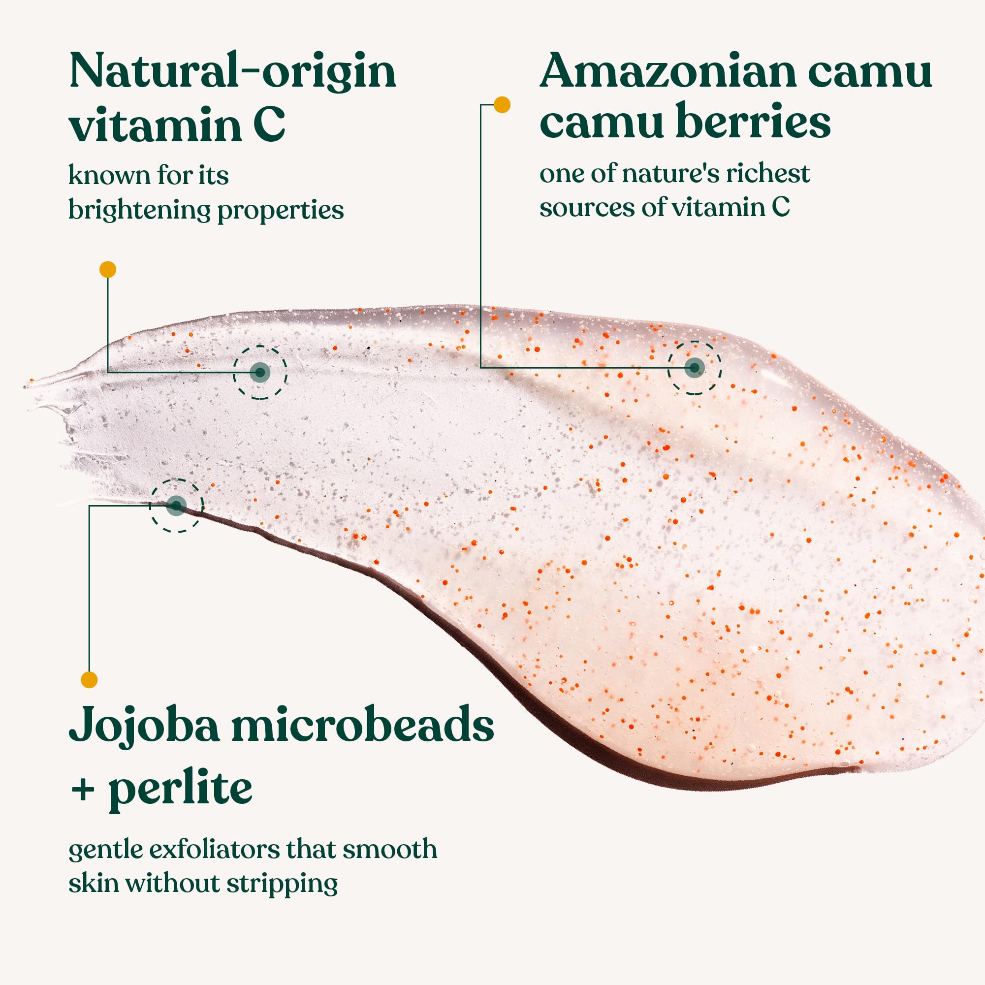 The Body Shop Vitamin C exfoliating polish texture