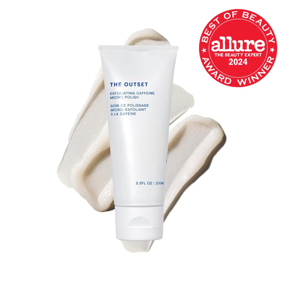 The Outset face scrub creamy texture close up