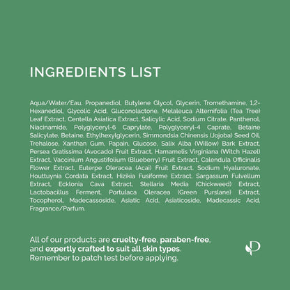 Plantifique daily peel exfoliating pads for all skin types