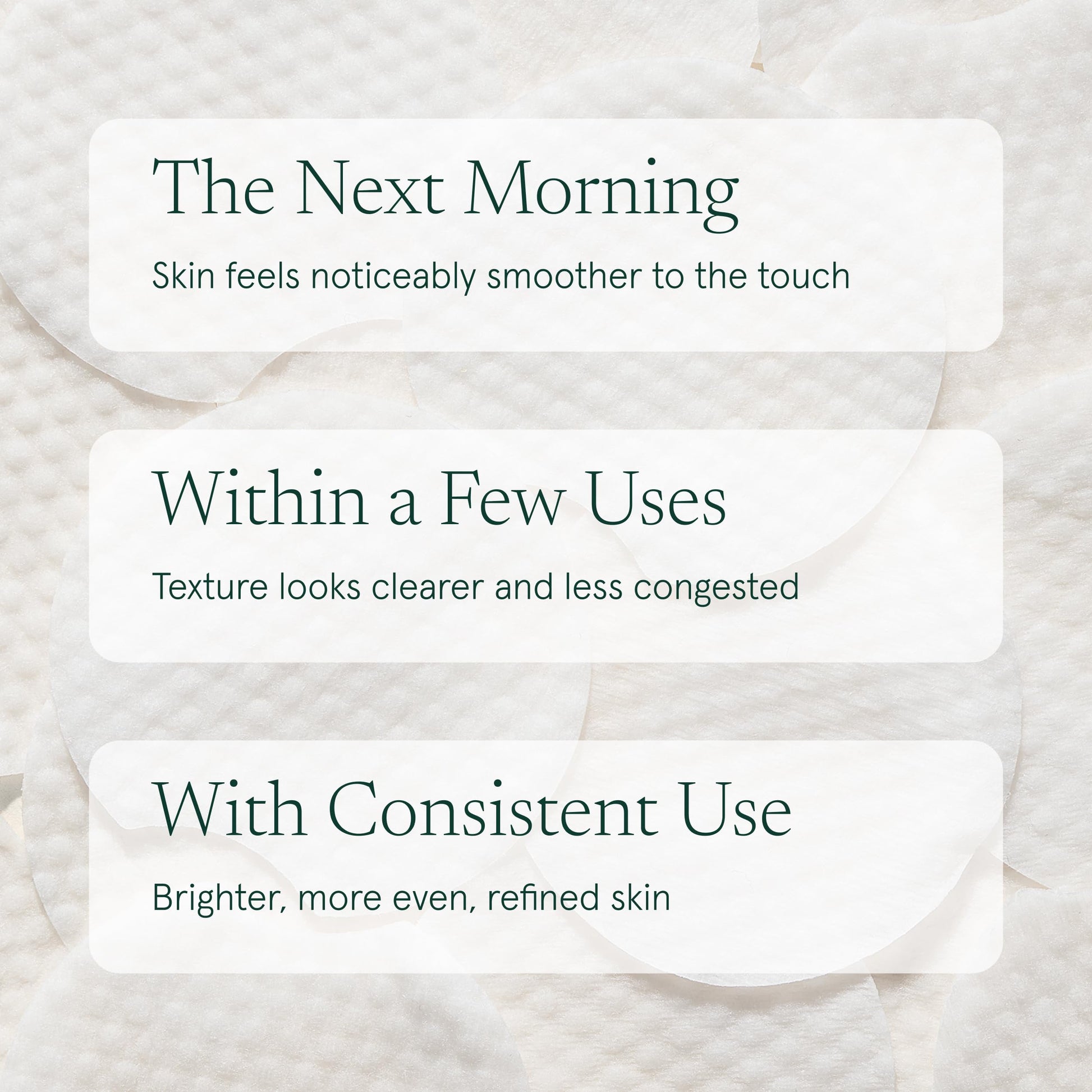 Clinical-grade acid peel pads for face and body