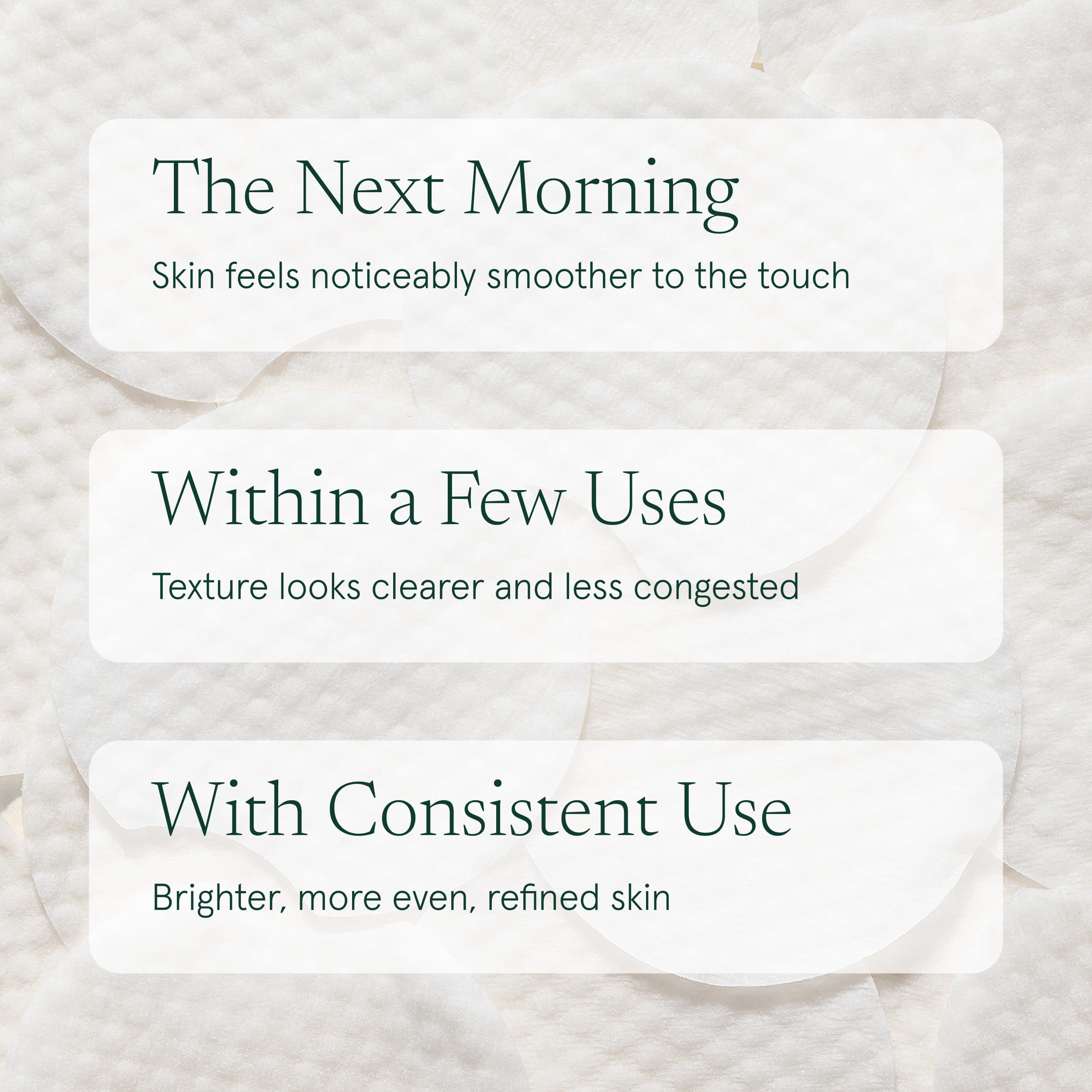 Clinical-grade acid peel pads for face and body