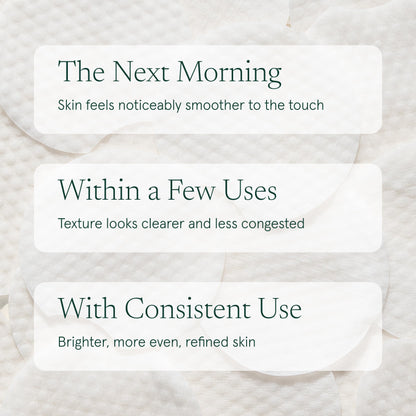 Clinical-grade acid peel pads for face and body