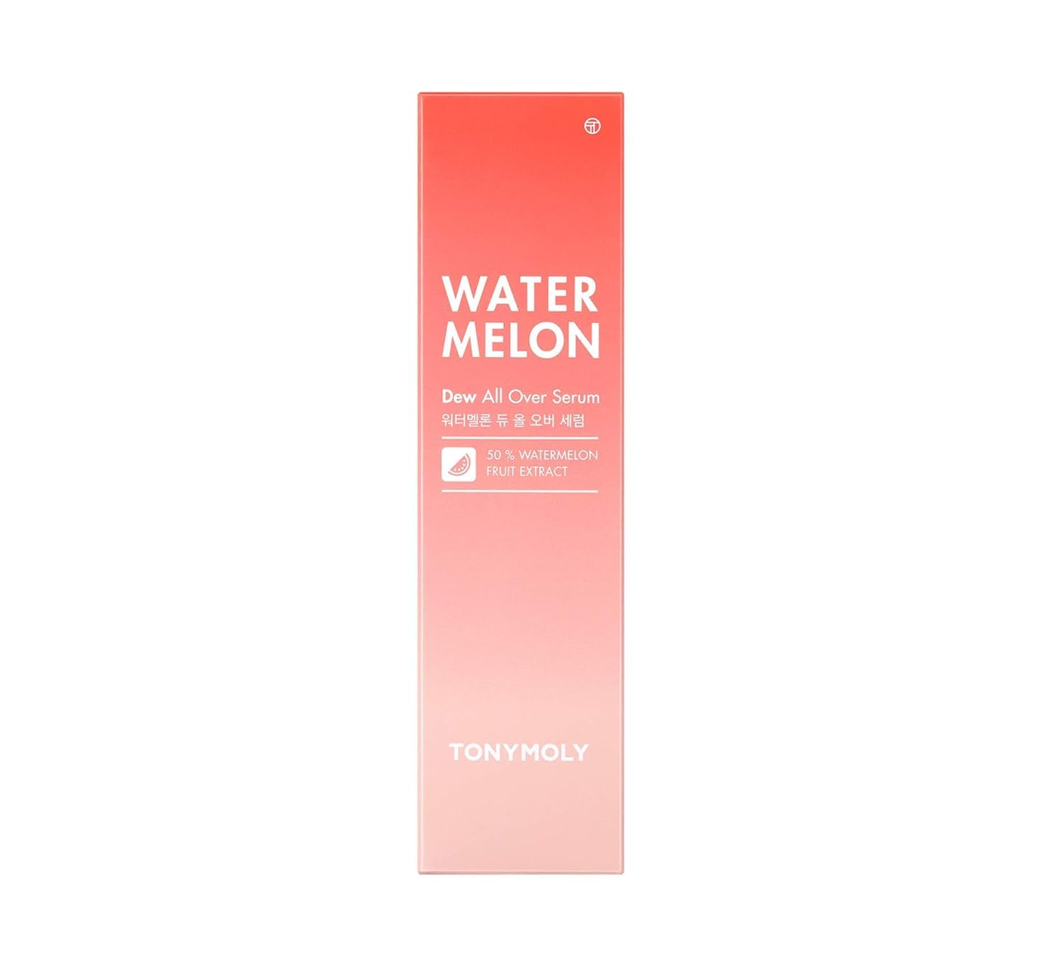 Tonymoly Watermelon Dew serum texture swatch on skin