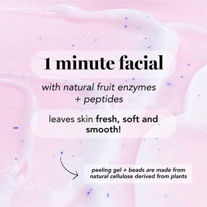 Saturday Skin Korean skincare enzyme exfoliator tube showcasing the product branding and volume details.