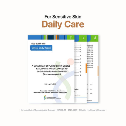 Purito Oat In Gentle Exfoliating Face Cleanser foam texture
