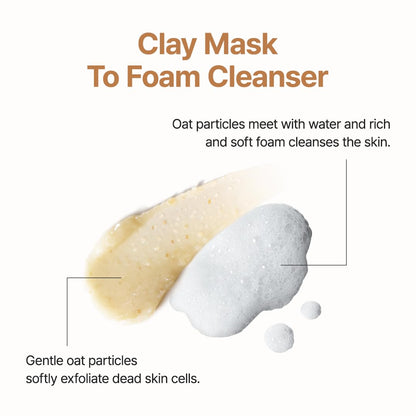 Purito Oat In Gentle Exfoliating Face Cleanser branding and size details