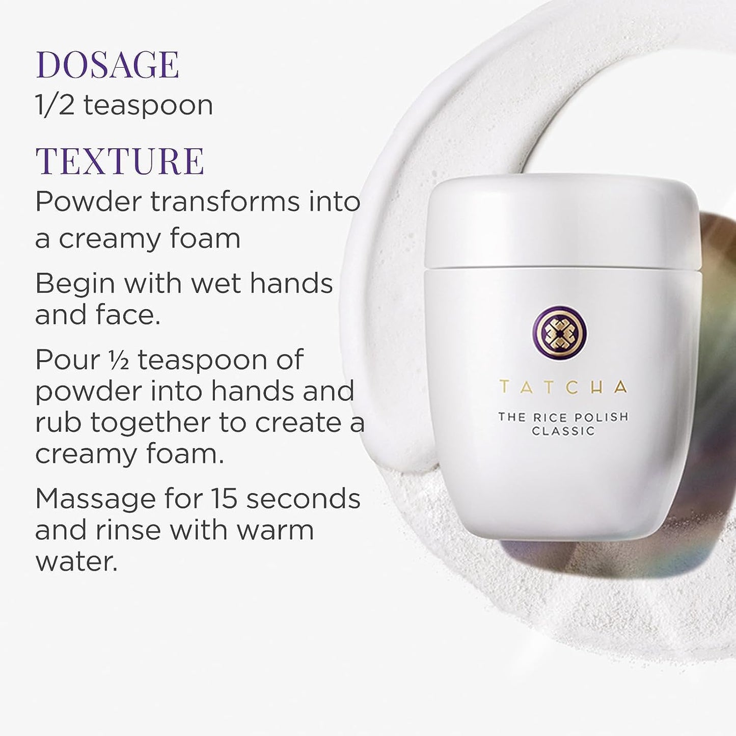 Tatcha The Rice Polish lifestyle application demonstration