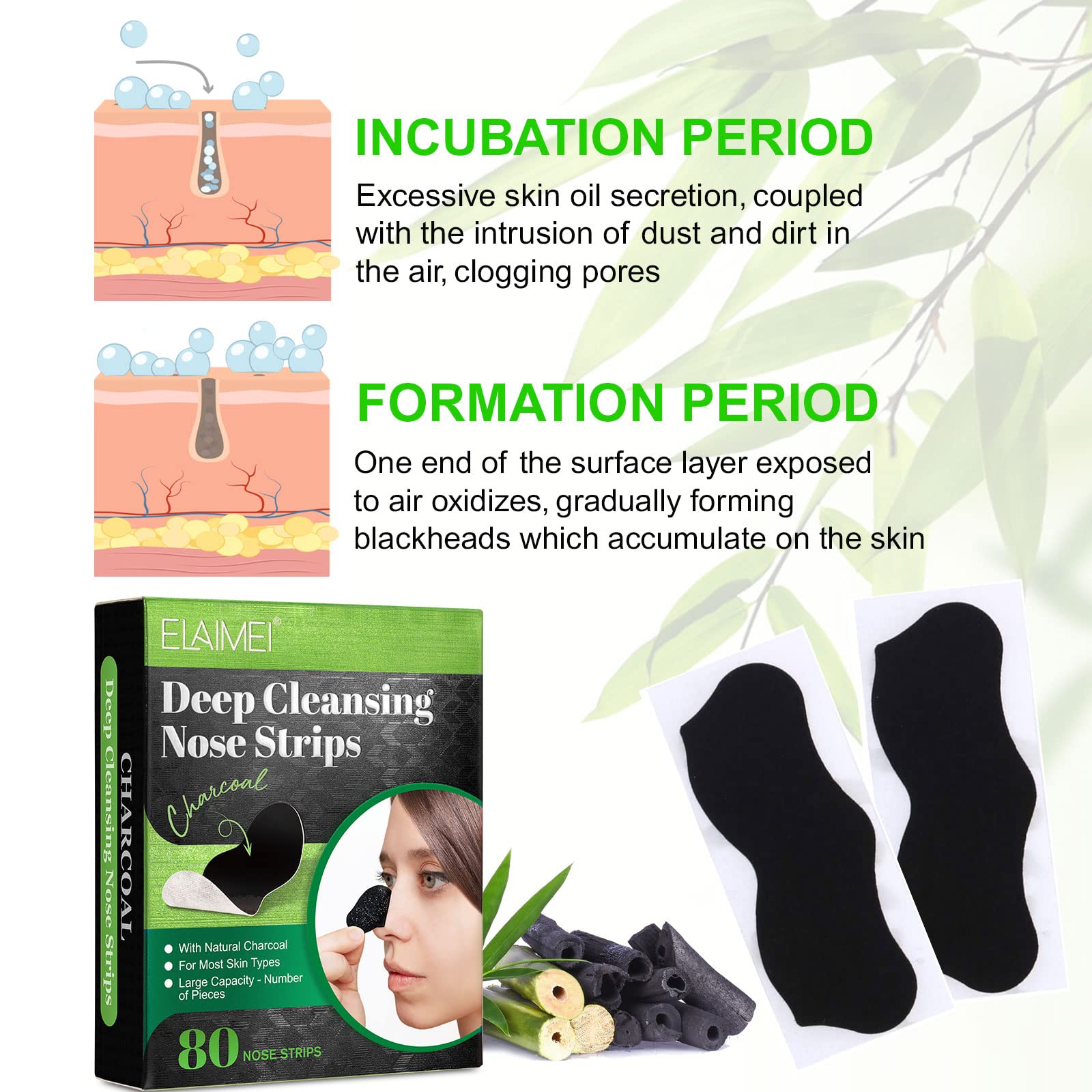 JWBVCTCR nose strips packaging showing 80 count quantity