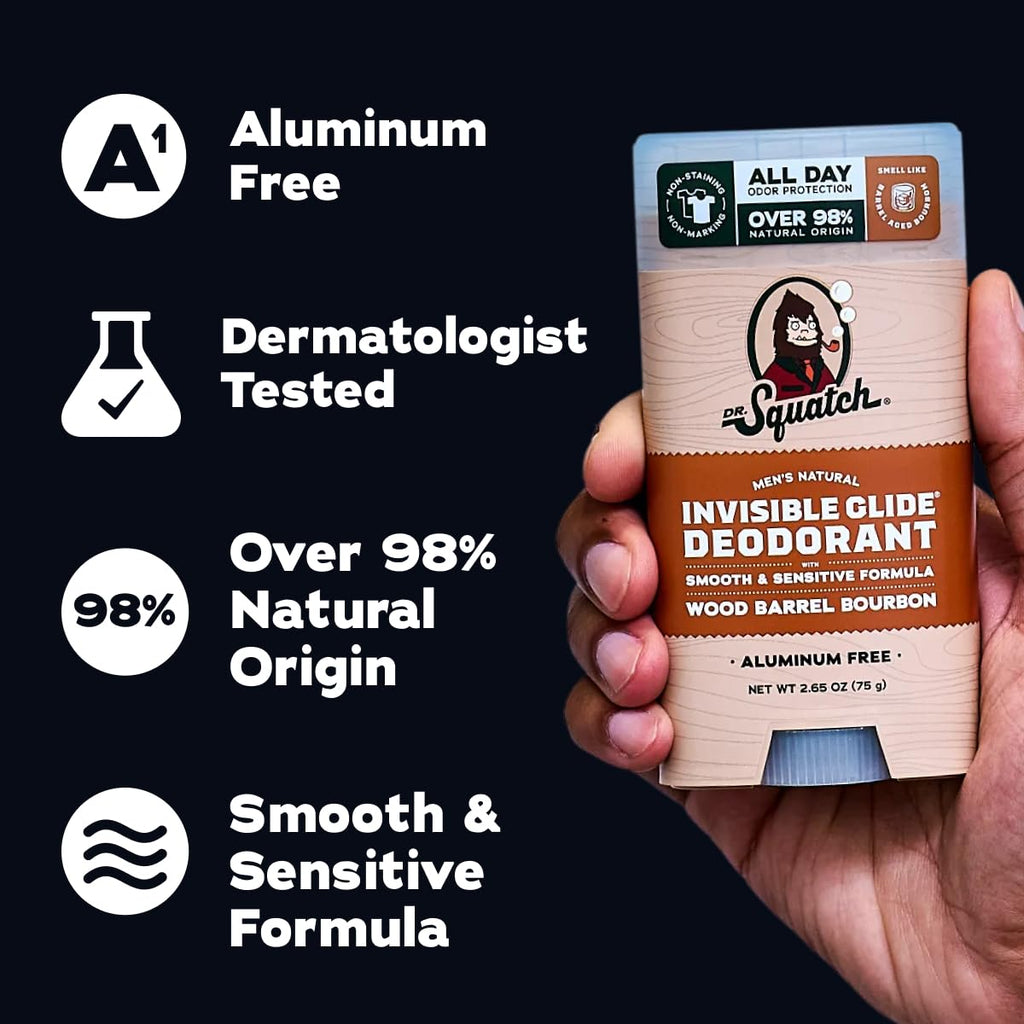 Dr. Squatch 2 pack deodorant side profile