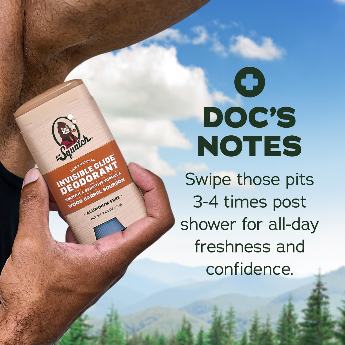 Imported USA grooming essential Dr. Squatch men's daily care solution