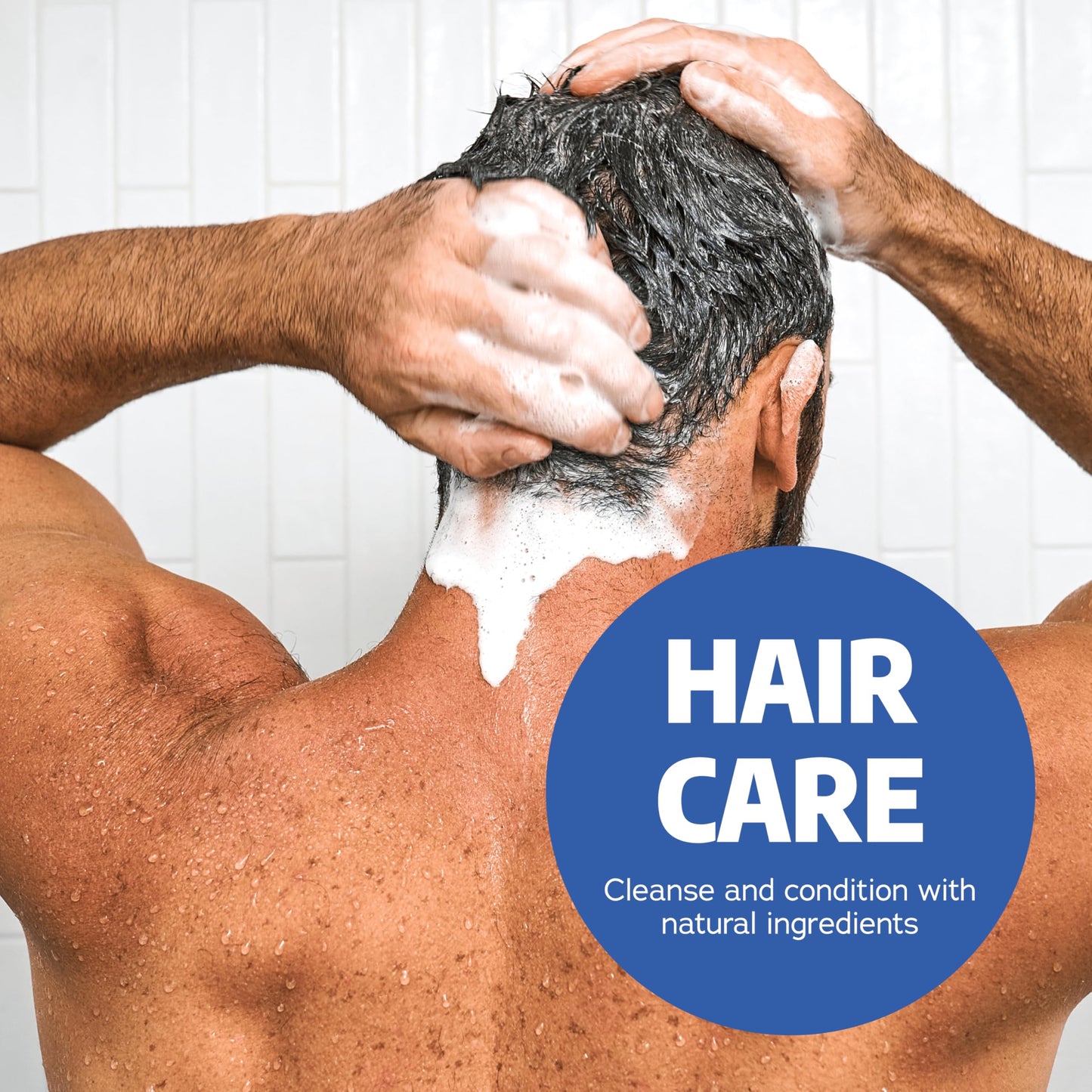 Dr. Squatch natural hair bundle for men displaying the eleven fluid ounce size.
