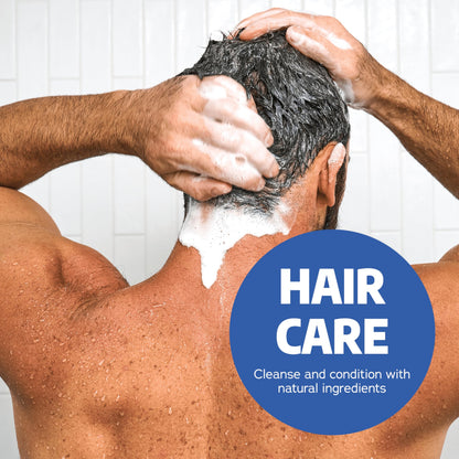 Dr. Squatch natural hair bundle for men displaying the eleven fluid ounce size.