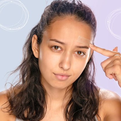 Infographic displaying the tea tree oil infusion benefits in AUSLKA vegan cruelty-free blemish stickers