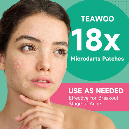 Infographic breakdown illustrating how the 176 active microdarts deliver salicylic acid and madecassoside