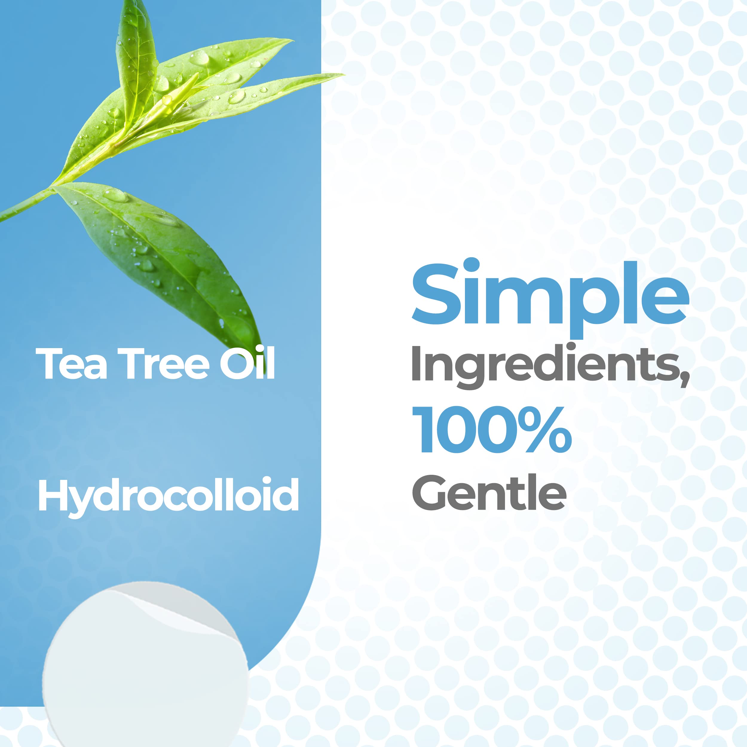 PatchRx blemish stickers infused with tea tree oil for overnight face spot care