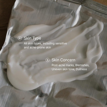 Lightweight multi layered ointment cream texture for sensitive skin care