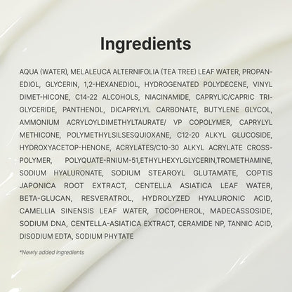 Blemish care and skin barrier regenerating vegan gel face cream packaging