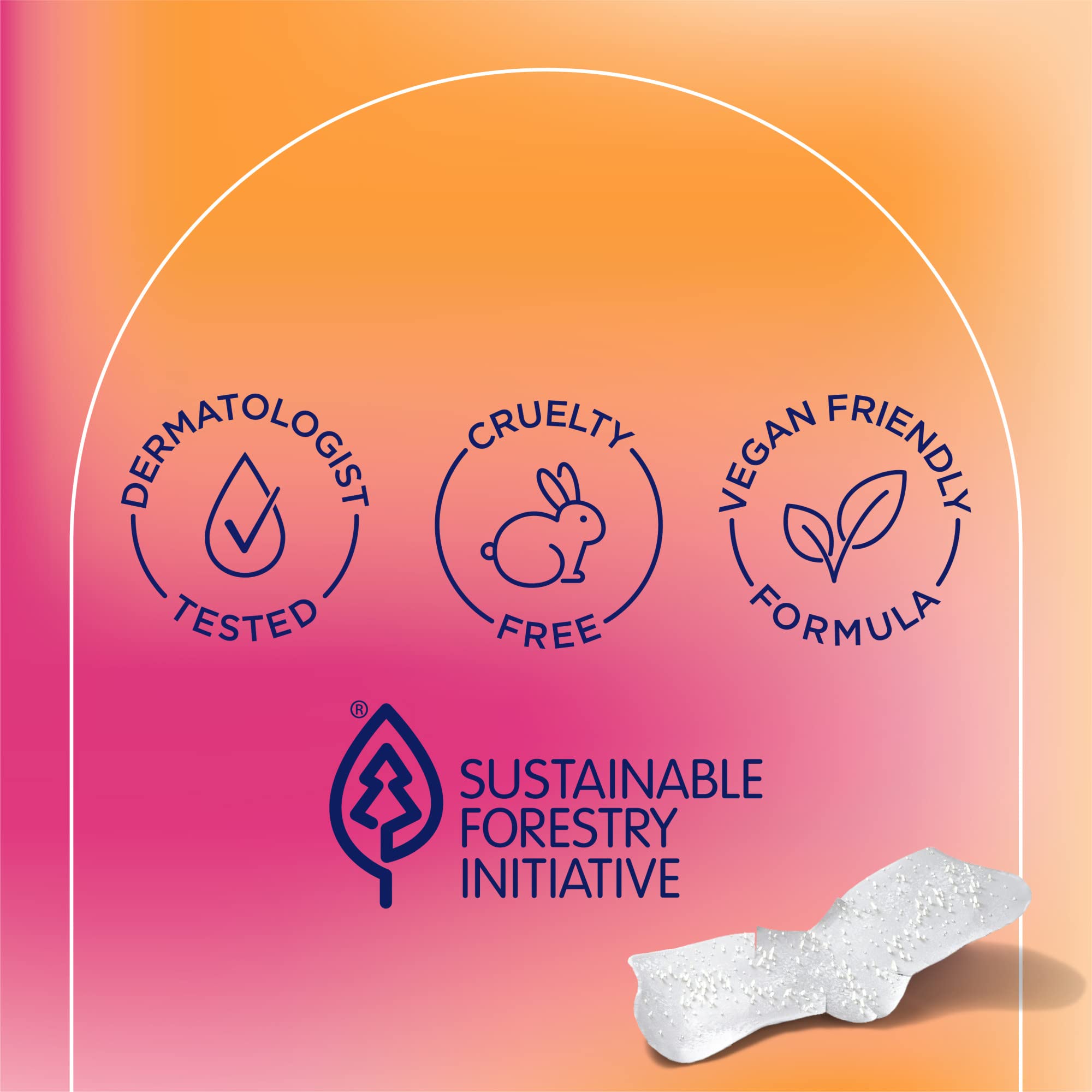 Close up of the individual nose and face strip shapes included in the 15 count pack