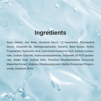 Back label view of Dr. Althea triple hyaluronic acid mist with directions and safety information