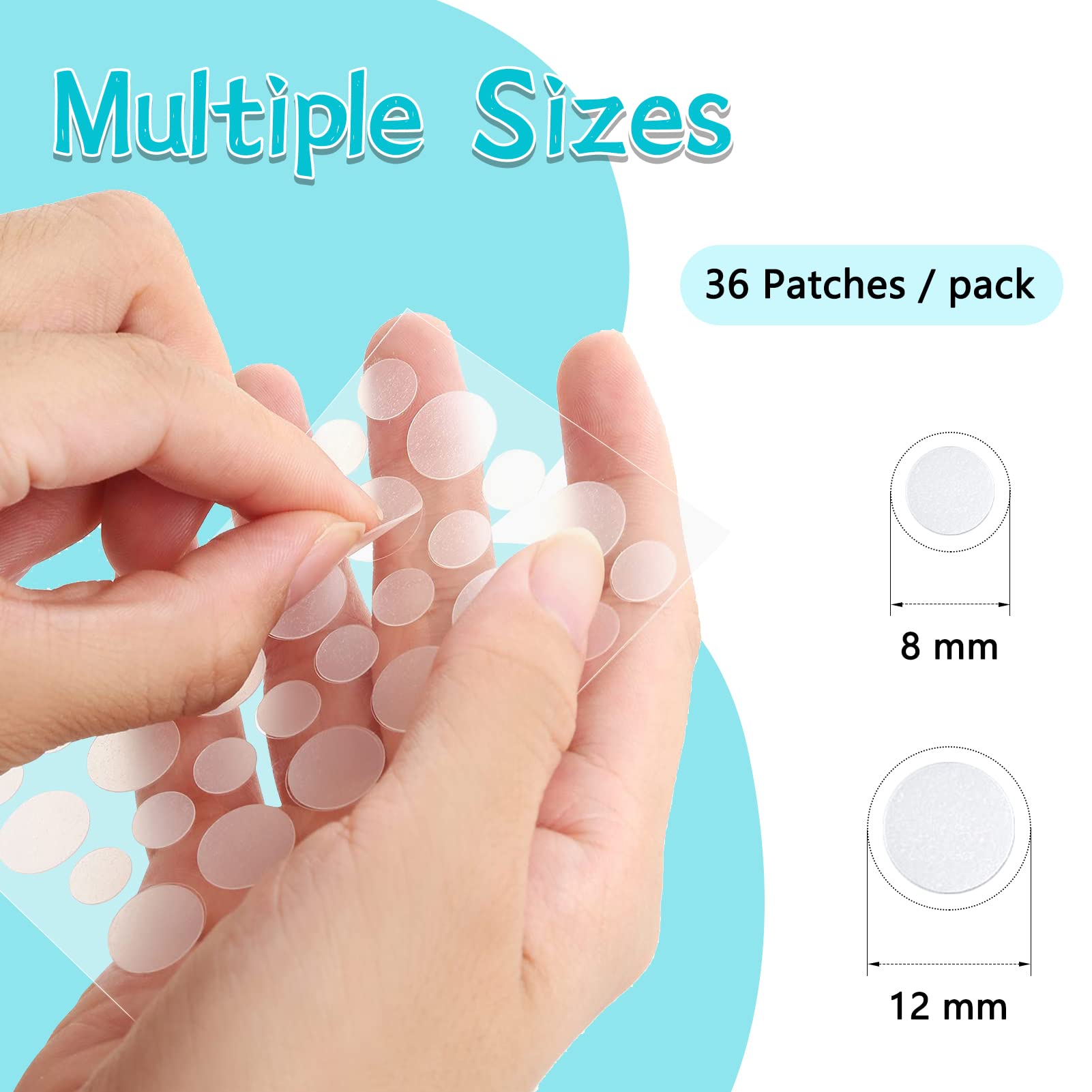 PICcircuit acne spot treatment stickers infused with tea tree oil ingredients for redness relief.