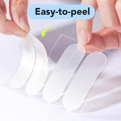LitBear translucent acne patches blending into skin showing seamless coverage for multiple skin tones.